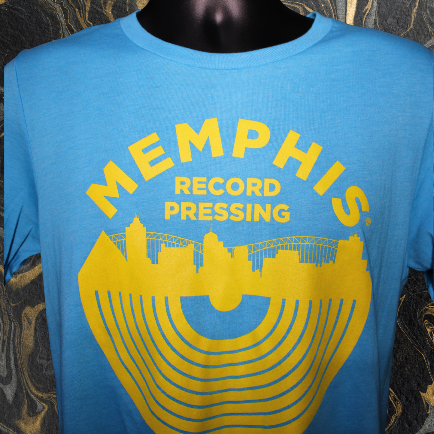 The Origin Tee - Short Sleeve | Aqua & Yellow