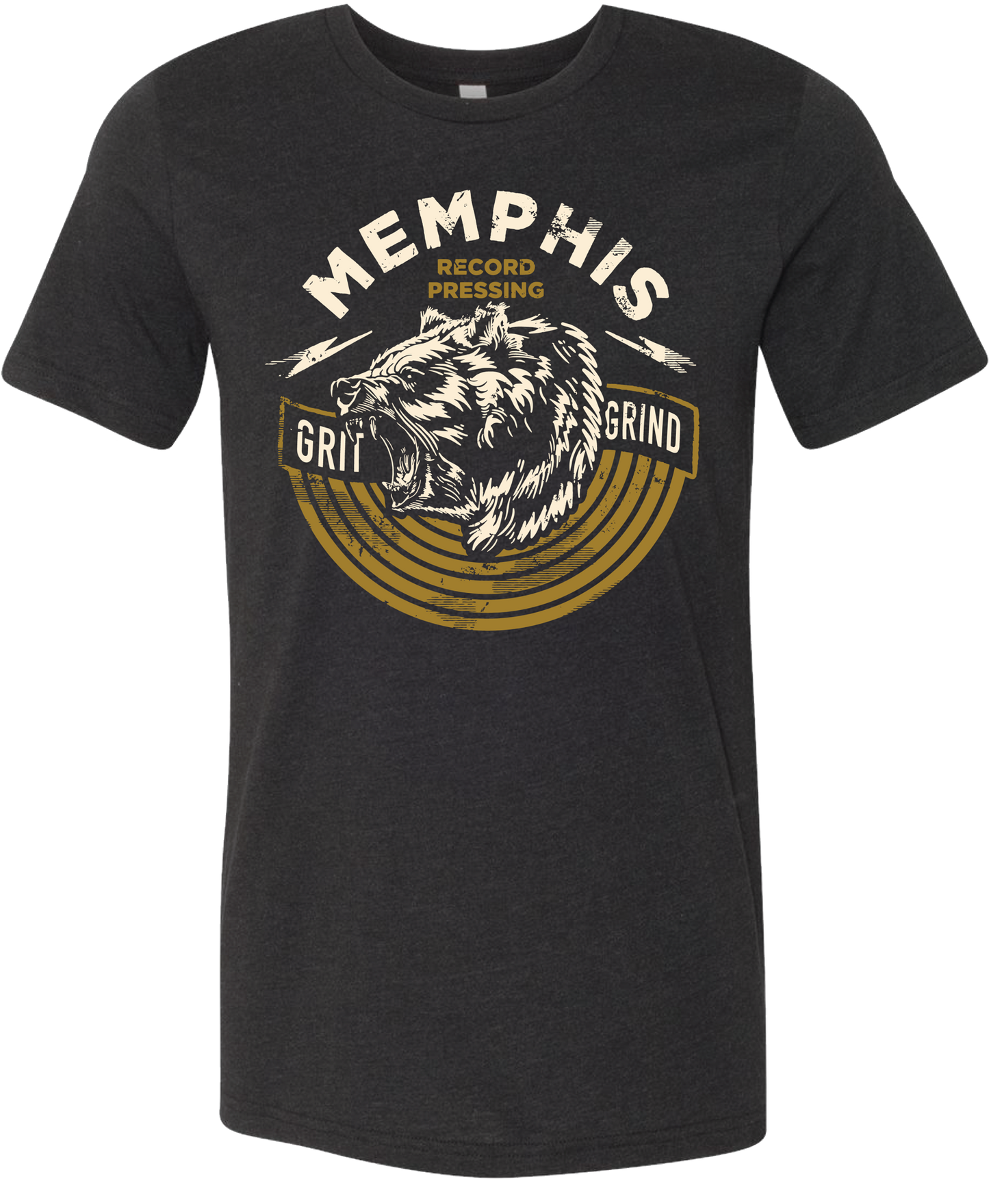 Grit & Grind Tee | Black & Gold